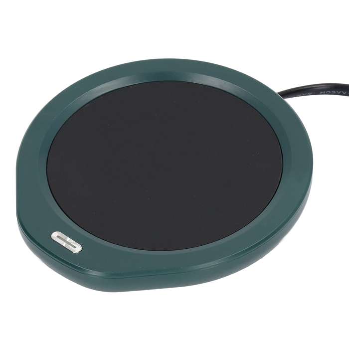 Rechargeable Mug Warmer, Power Saving Coffee Mug Warmer ABS Material EU Plug 220V Automatic Power Of