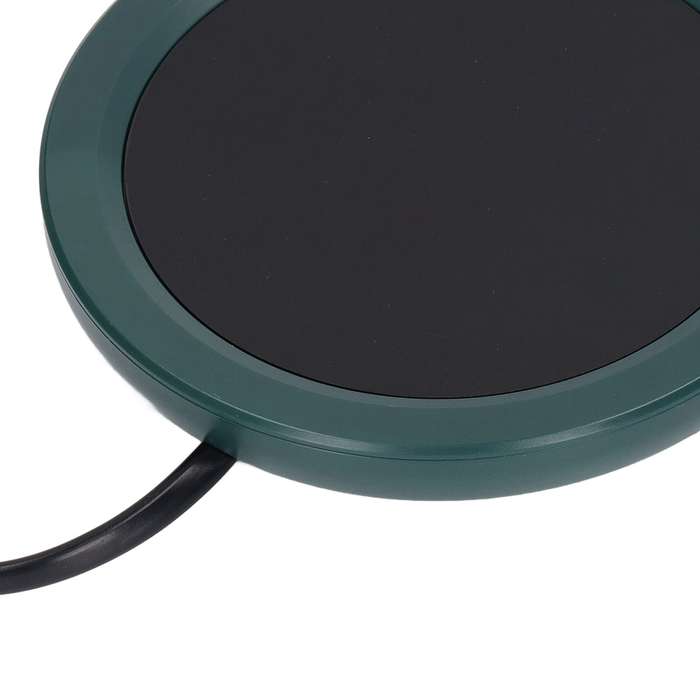 Rechargeable Mug Warmer, Power Saving Coffee Mug Warmer ABS Material EU Plug 220V Automatic Power Of