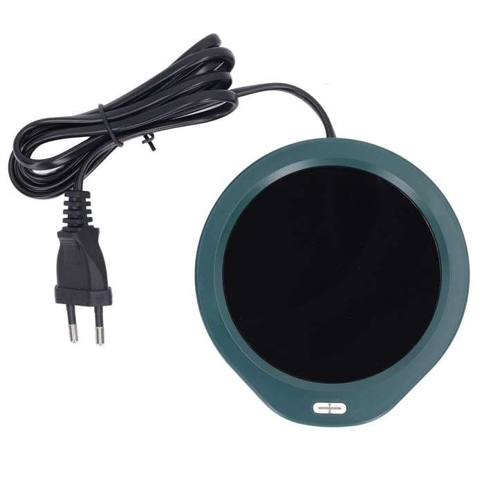 Rechargeable Mug Warmer, Power Saving Coffee Mug Warmer ABS Material EU Plug 220V Automatic Power Of