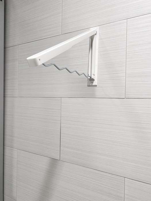 Wave Rack Closet Organizer Folding Hanger Rack, Wall-Mounted