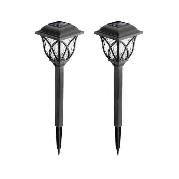 2 Pcs SOLAR POWERED OUTDOOR LED LIGHT