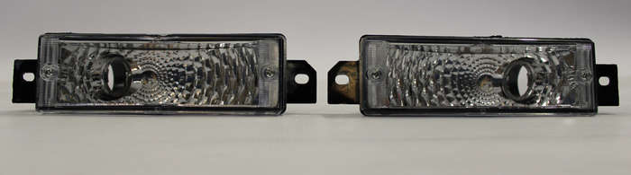 E30 Clear Bumper Indicator Light Set
