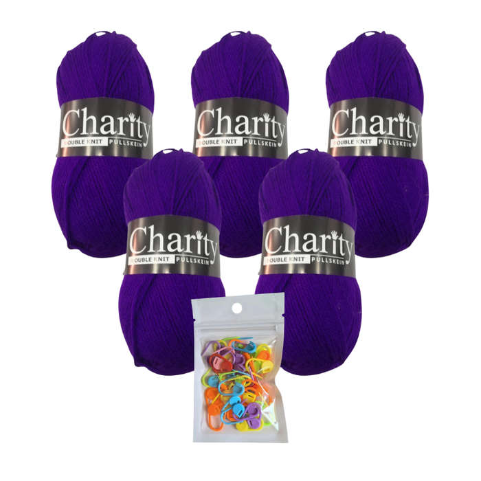 Elle - 5 X 100G 060 Regal Charity Double Knit Pullskein
