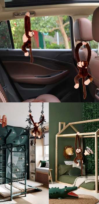 Baby Mobile Hanging Howler Monkey - 2 Pack