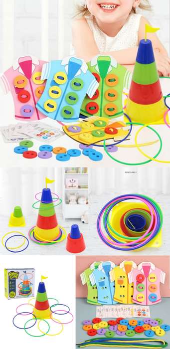 Kids Learn and Play Activity Set - Improve Motor Skills Through Play