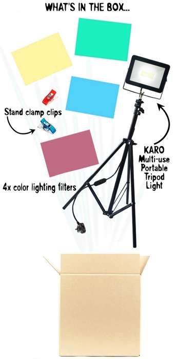 Video / Photo & Continuous Lighting LED Tripod Light