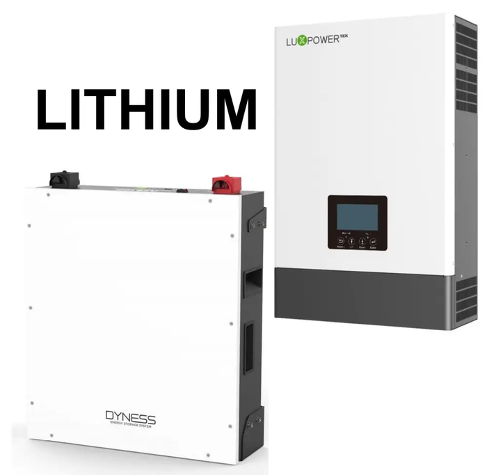 Luxpower 6KVA Hybrid Inverter and Battery Combo Dyness 5.12 Kwh Lithium Battery