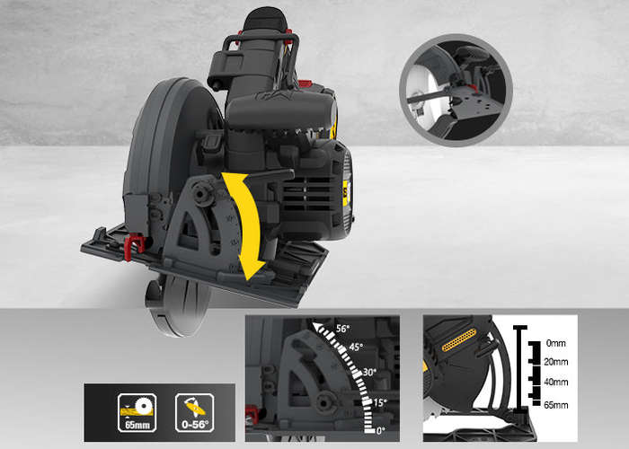 CAT 18V, Cordless Circular Saw - Tool Only - DX53B