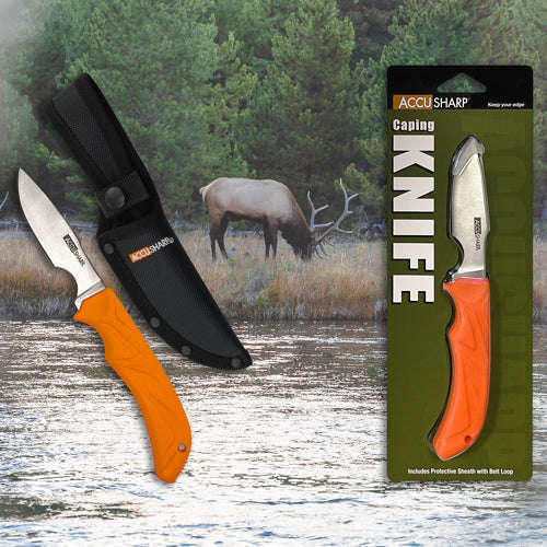 ACCUSHARP CAPING KNIFE - WITH SHEATH