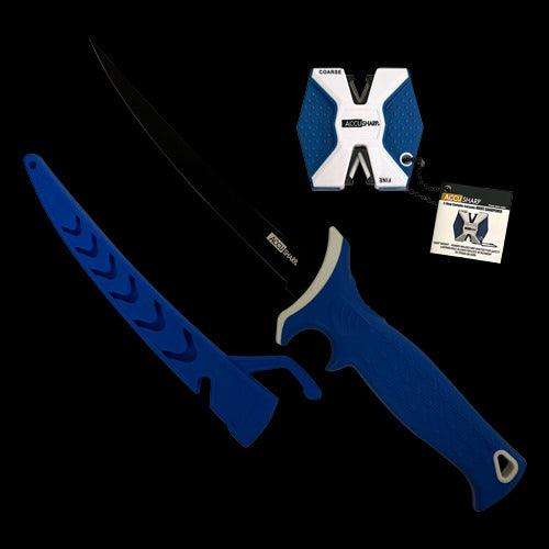 ACCUSHARP FILLET KNIFE + 2 STEP CERAMIC SHARPENER