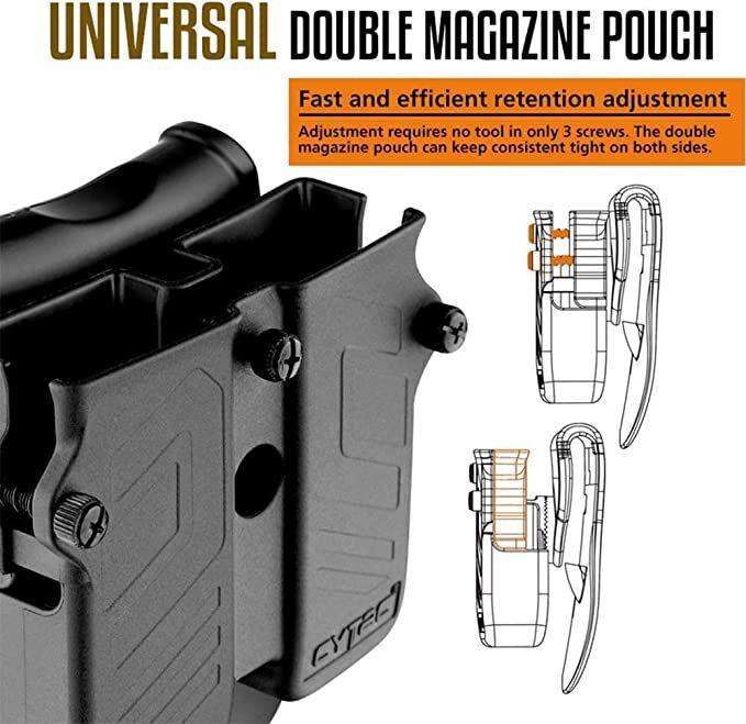 CYTAC UNI. DOUBLE MAGAZINE POUCH (OWB) - CY-MPU