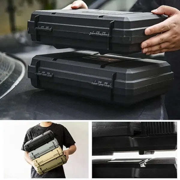 GLARY SINGLE HANDGUN CASE - BLACK