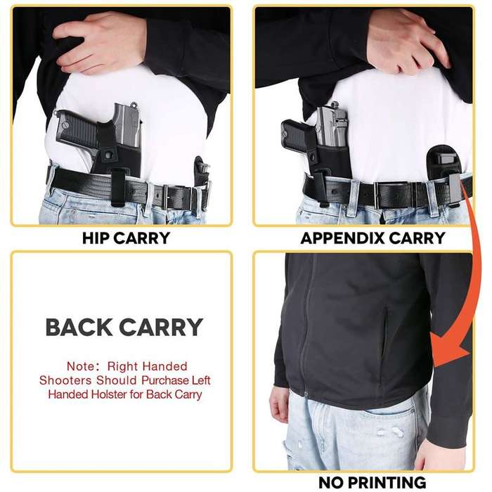 JD-95 NEOPRENE IWB HOLSTER + MAG POUCH