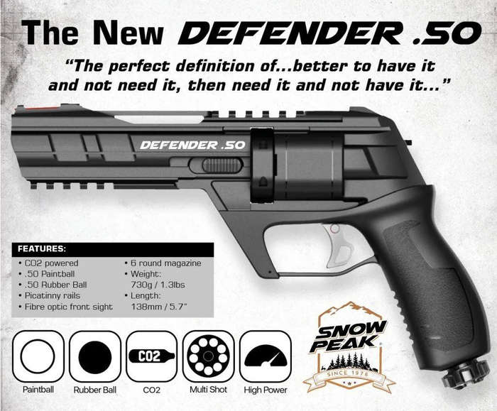 SNOWPEAK CP300 .50CAL DEFENDER COMBO