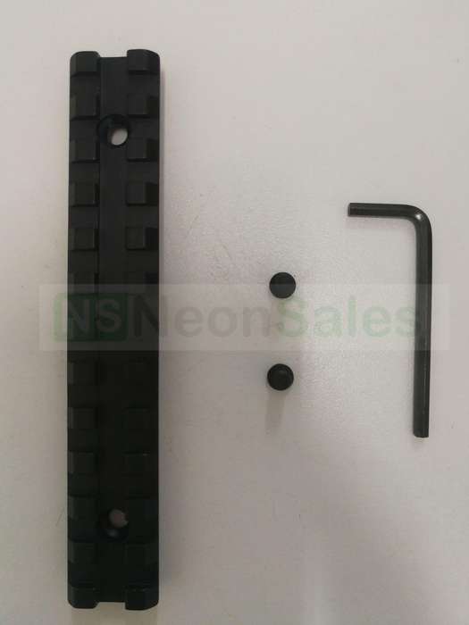 155MM PICATINY RAIL PERMA MOUNT, STRAIGHT (AL)