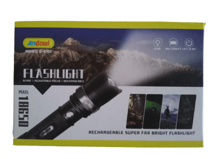 ANDOWL RECHARGEABLE AJUSTABLE FLASHLIGHT Q-5102