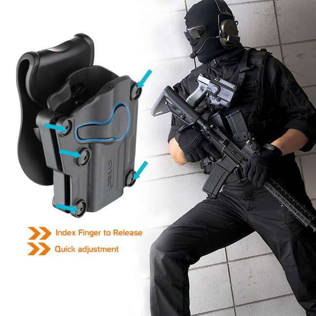 CYTAC MEGA FIT RIGHT HAND UNIVERSAL HOLSTER