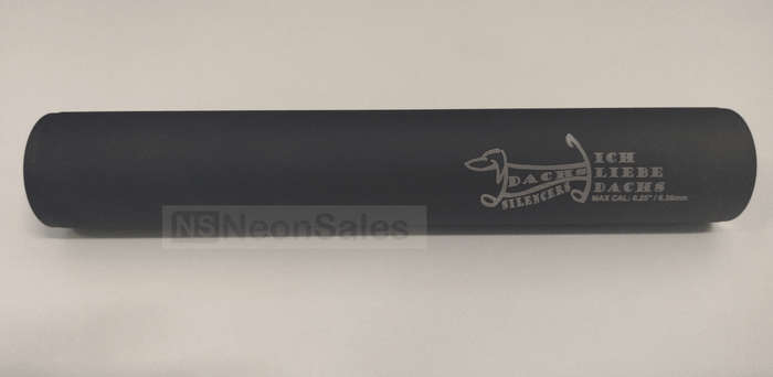 DACHS AIR RIFLE SILENCER .177 - .25 CAL (1/2" UNF)