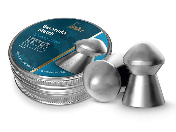 H&N 5.5MM BARACUDA MATCH 21.14GR - 200's