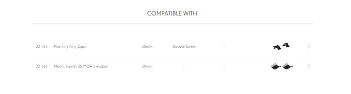 HAWKE MATCH MOUNT 1 PIECE 30MM HIGH 9-11MM - 22111
