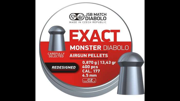 JSB .177 DIABOLO EXACT MONSTER REDESIGNED 13.43 GR