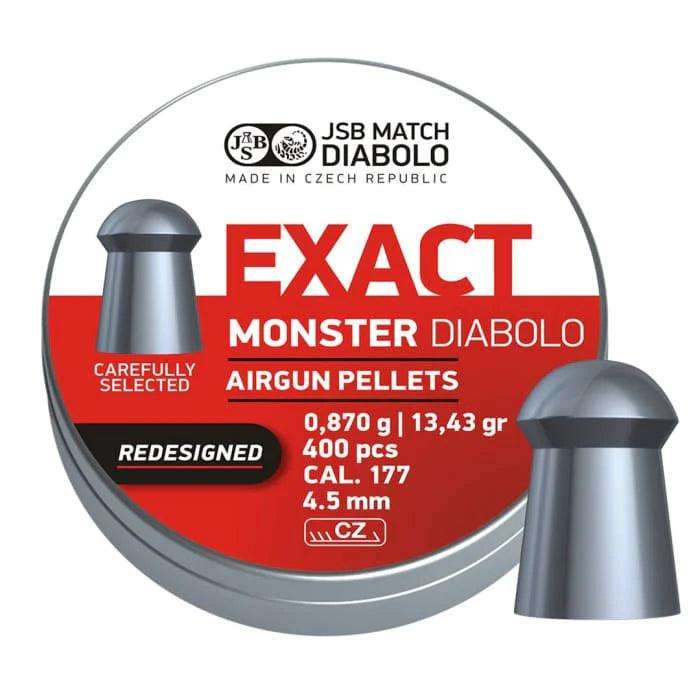 JSB .177 DIABOLO EXACT MONSTER REDESIGNED 13.43 GR
