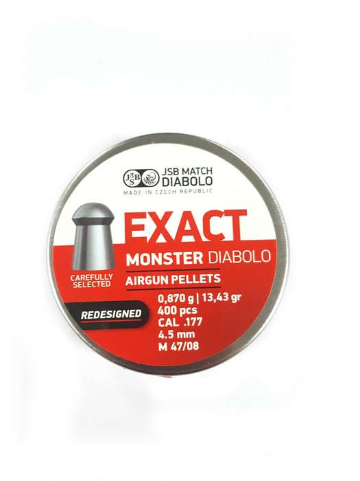 JSB .177 DIABOLO EXACT MONSTER REDESIGNED 13.43 GR