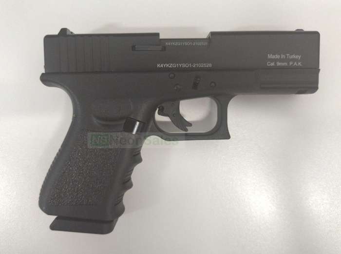KUZEY GN19 BLANK GUN - BLACK