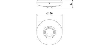 OPTEX FX 360 WIRED INDOOR 360 DEG CEILING PIR
