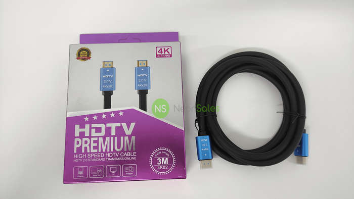 PREMIUM HDMI 4K-60HZ (18 GBPS) CABLE, 4KX2K - 3M