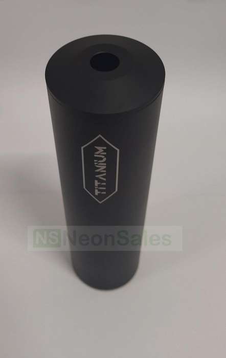 TITANIUM LARGE SILENCER, 1/2X20" UNF