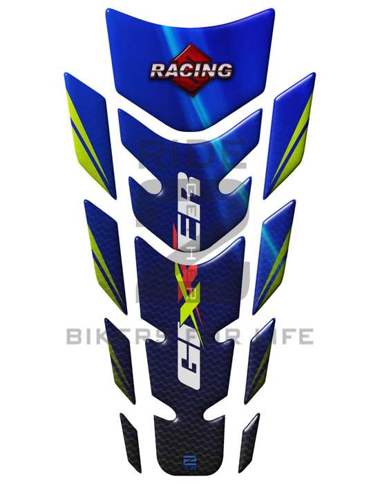 Suzuki GIXXR Blue Motor Bike Tank Pad.
