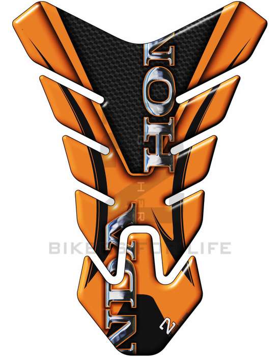 Motor Bike Tank Pad- Honda CBR, NC Series, CB Series, Twin Africa - Orange and Black CBR Protecti...