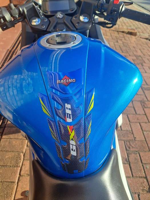 Suzuki GIXXR Red Motor Bike Tank Pad.