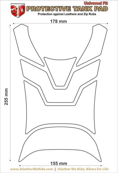 Yamaha Tracer 9 2021 -2023 MT Series. Black and Carbon Motor Bike Tank Pad Protectors.  MT 09. 20...