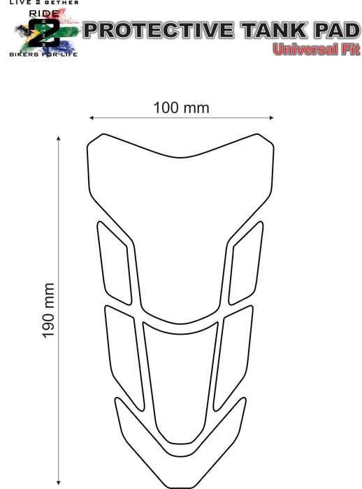 Ducati Panigale V4 Red  Motor Bike Tank Pad