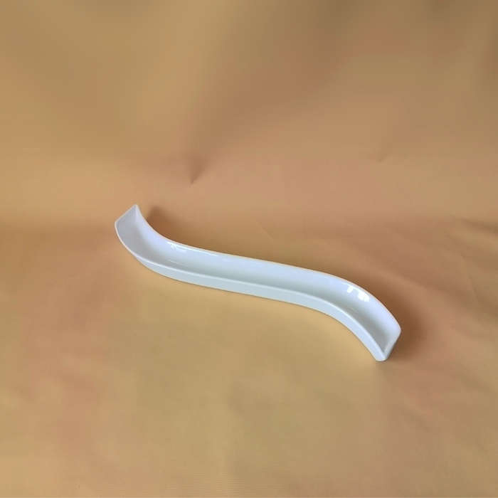 Ceramic Basic White Snack Server
