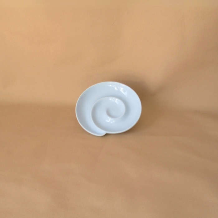 Basic White Spiral Snack Server 30cm