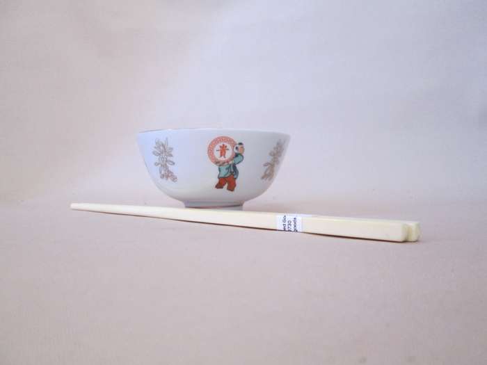 Chinese Bowl With ChopSticks