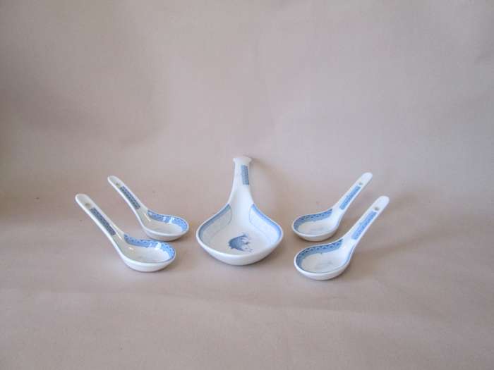 Set of 5 Chinese Spoons