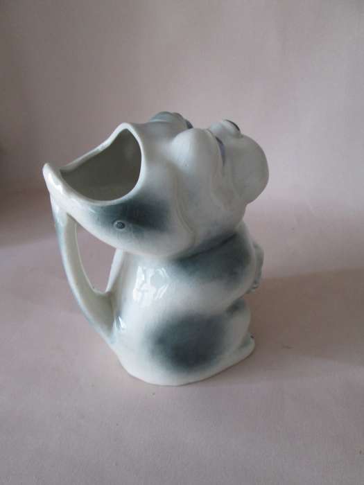 Unique Vintage Porcelain Dog Design Jug 450ml