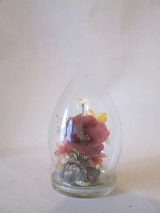 Vintage 1970s Michael R Curzon Captive Garden in Glass Dome