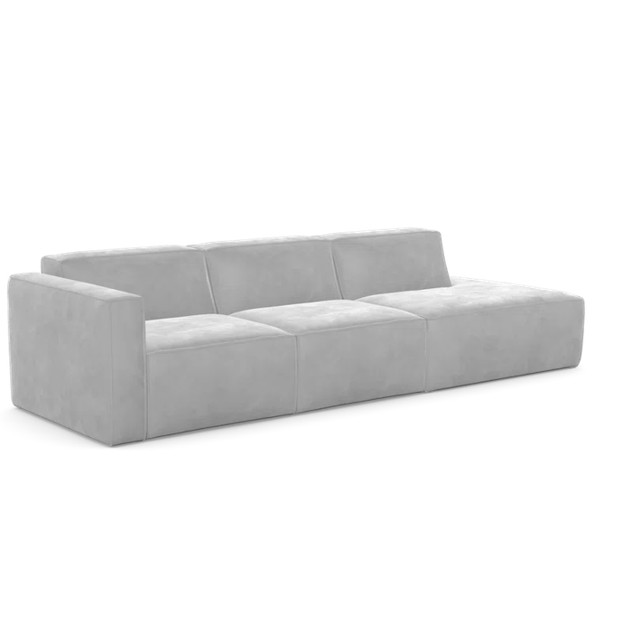 Alfie Velvet 3 Seater Sofa
