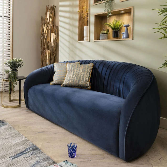 Elena 3 Seater Sofa Curved