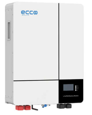 5.12kWh Lithium Battery Ecco 51.2v 100ah  ME51100 Wall-Mounted