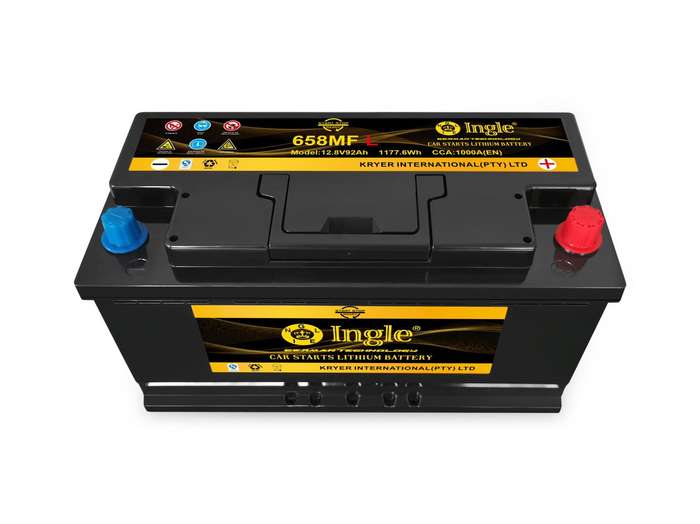 Ingle 658MFL 12v 92ah Lithium Car Battery
