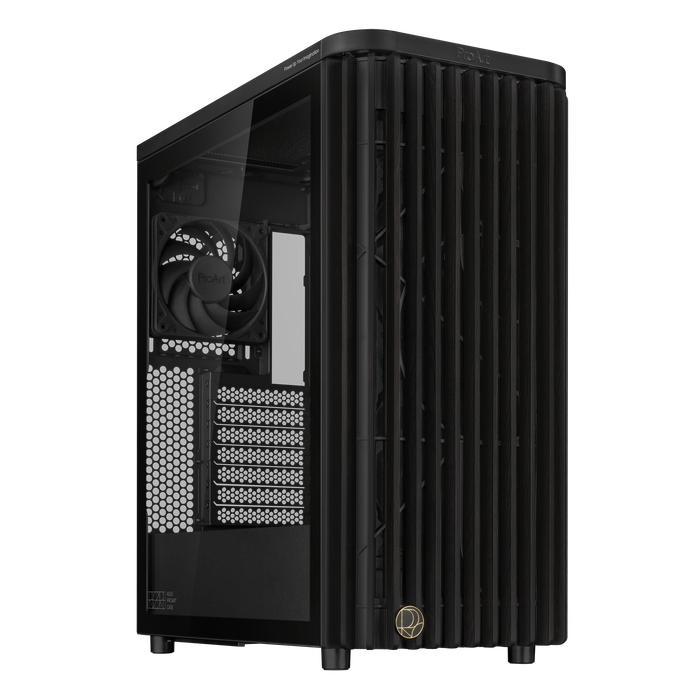 ASUS ProArt PA401 Wood Edition Chassis with Tempered Glass Panel