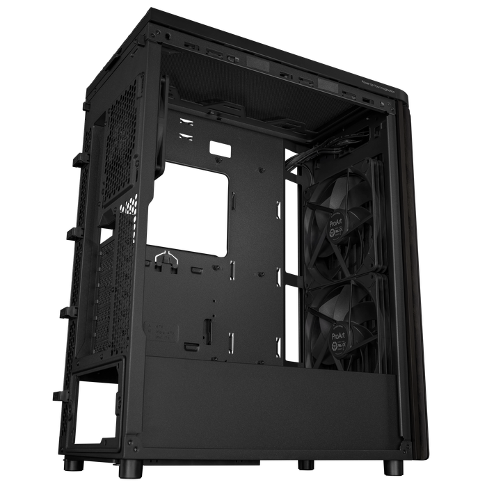 ASUS ProArt PA401 Wood Edition Chassis with Tempered Glass Panel