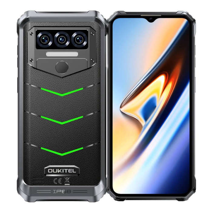 Oukitel WP38 - 4G IP68 Rugged Smartphone 10600mAh, 12GB RAM 256GB ROM, NFC