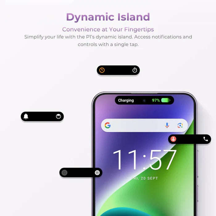 Oukitel P1  4G Smartphone with 6.7" AMOLED, 5150mAh, 8GB RAM 256GB ROM